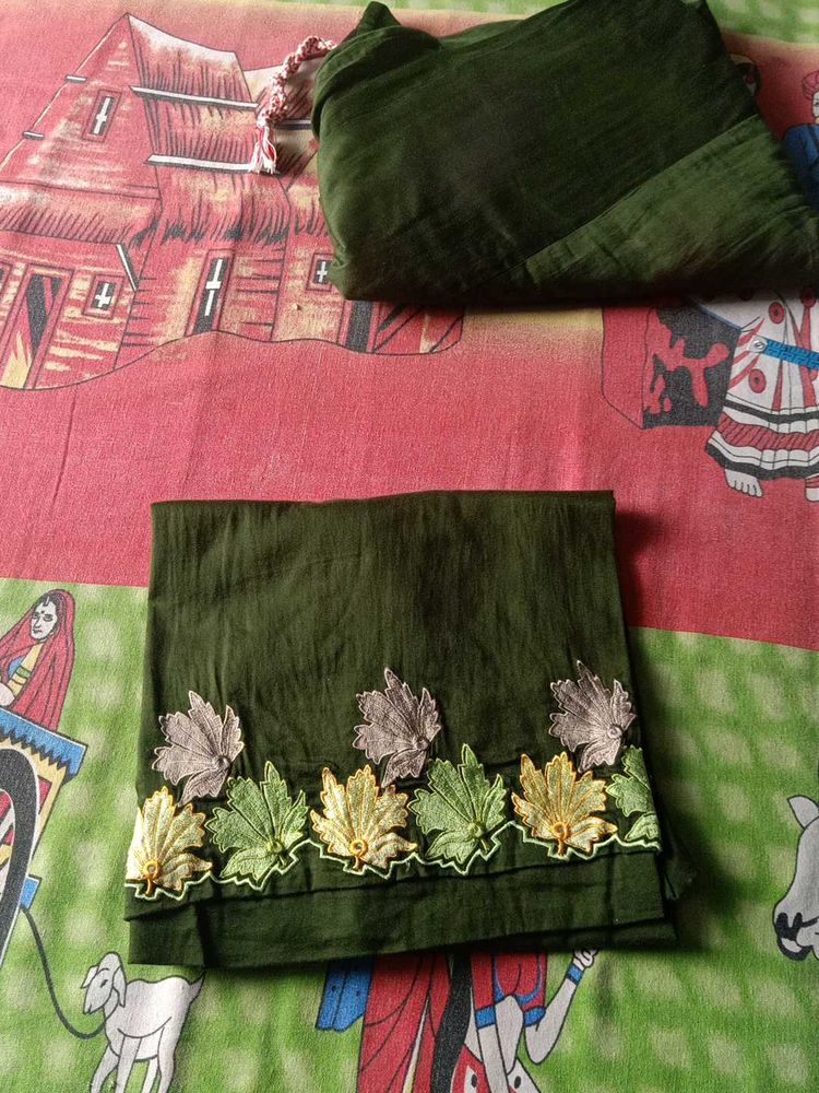 Beautiful Green Salwar Suit With Dupatta