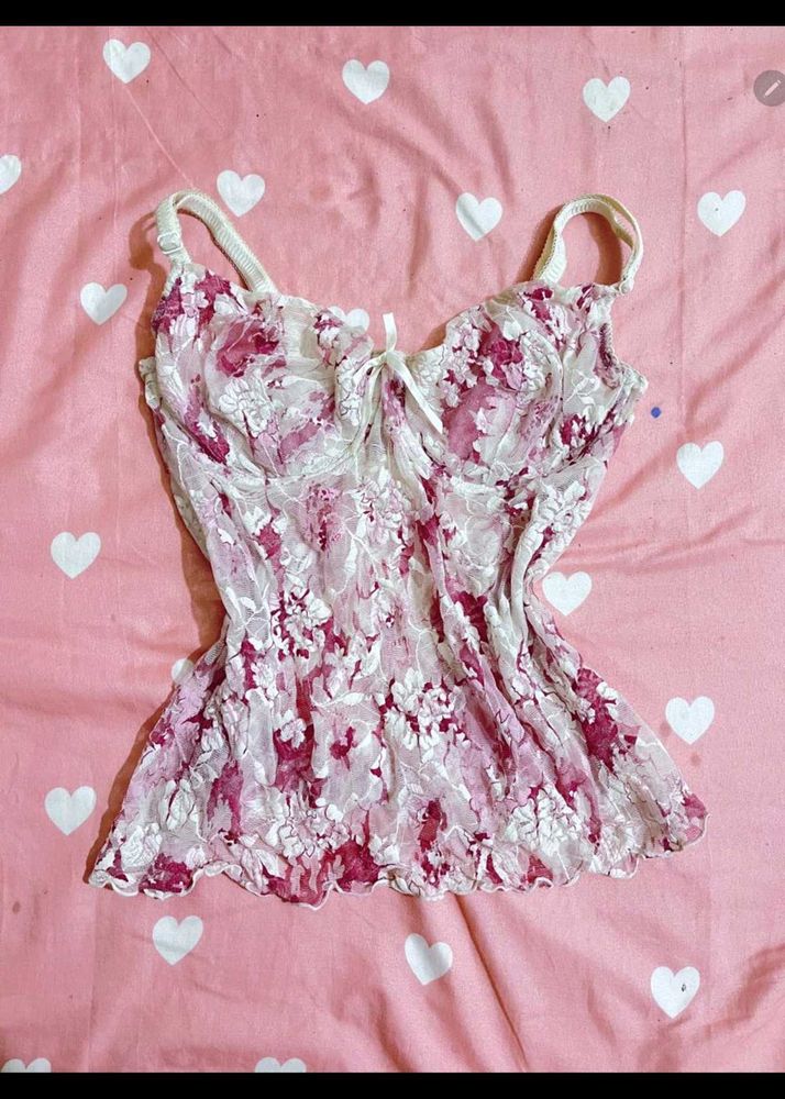 Floral Lace Cami Top