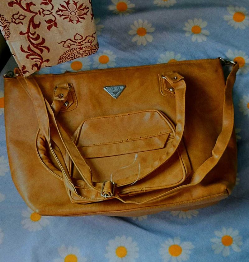 Tan Handbag