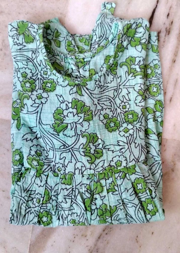 💚🩵Kalamkari Frocks For Kids