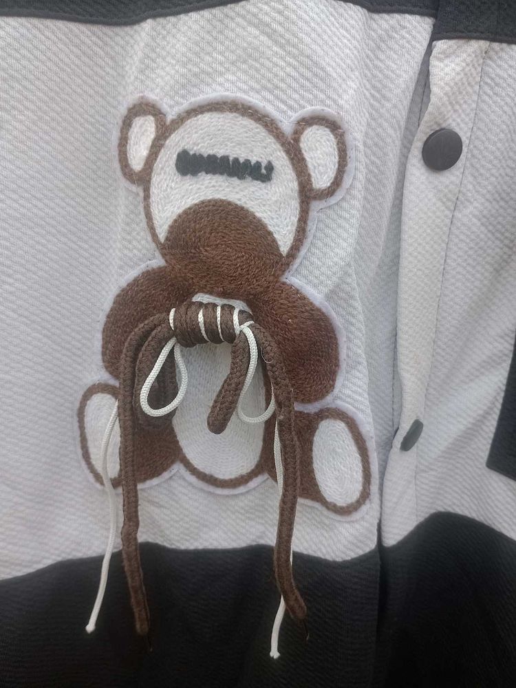 Cute Bear Patch Jacket