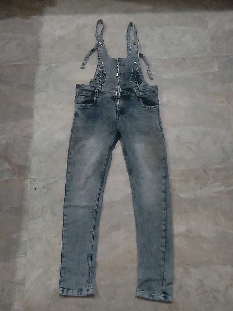 Denim Overalls - Casual Style