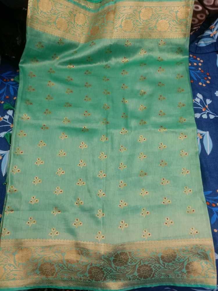 Elegant Green Saree