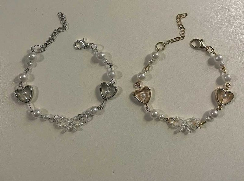 Y2K Heart Bracelet
