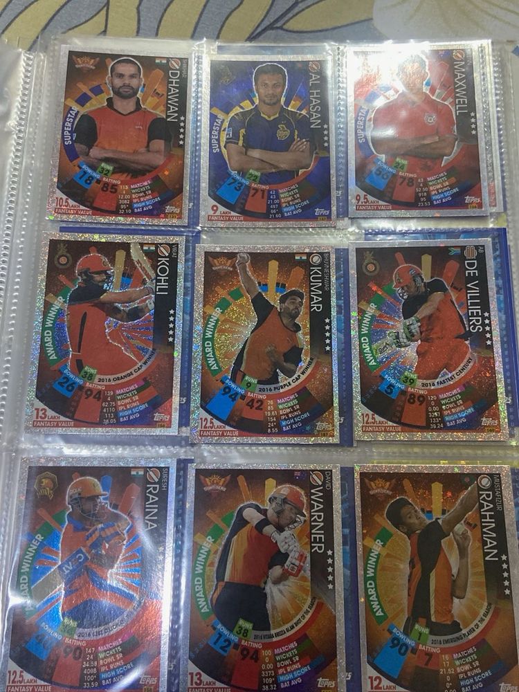 Cricket attax 2017 silvers