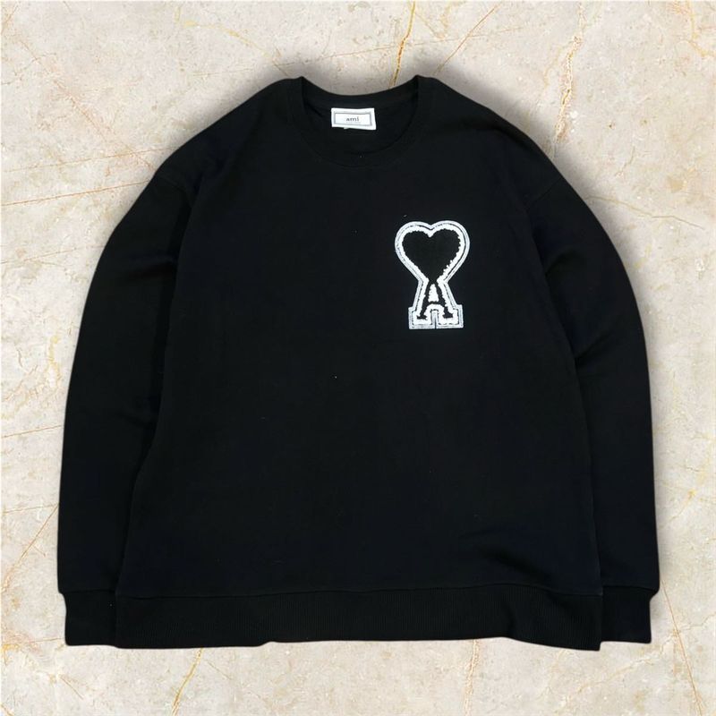 AMI Paris Heart Logo Sweatshirt