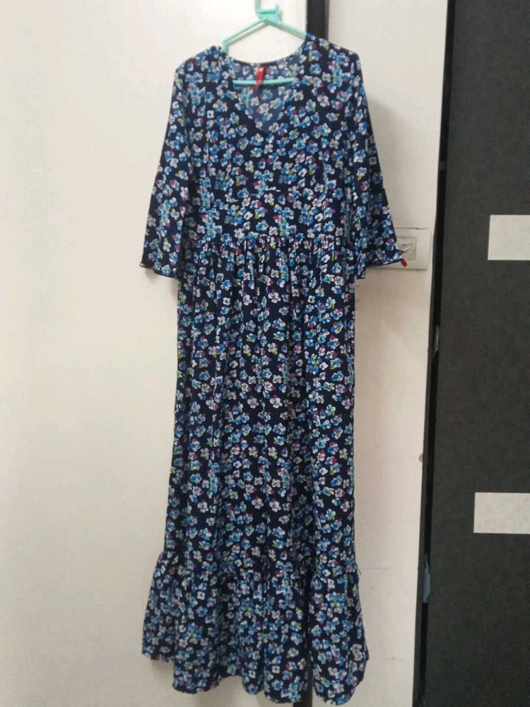 Floral Print Maxi Dress