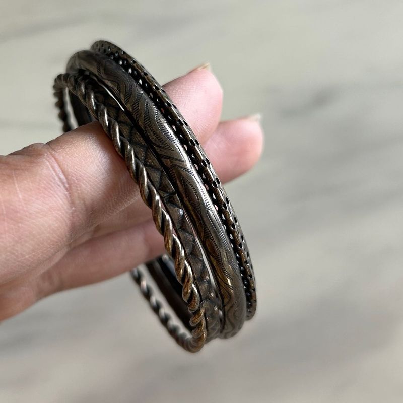 Oxidised Bangle Set!