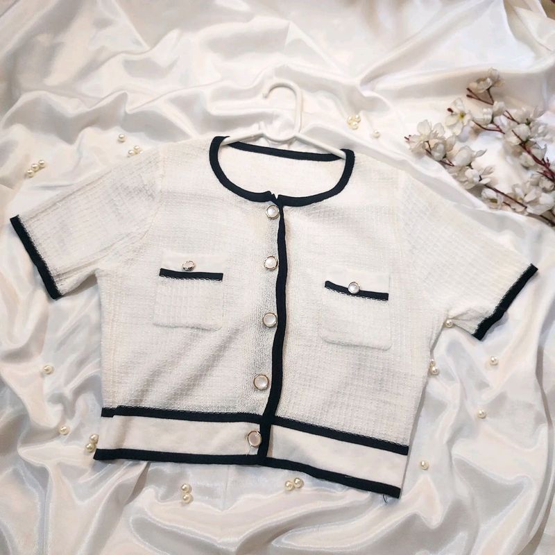 Korean Style Crop Top.