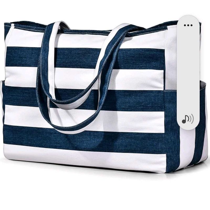 Striped Tote Bag