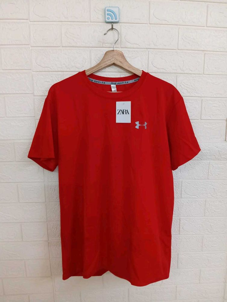 Red Under Armour T-Shirt
