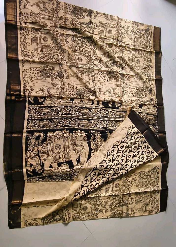Pen Kalmkari Saree