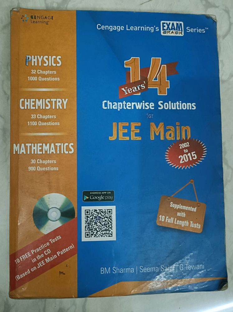 14 Years Chapterwise Solutions for JEE MAIN