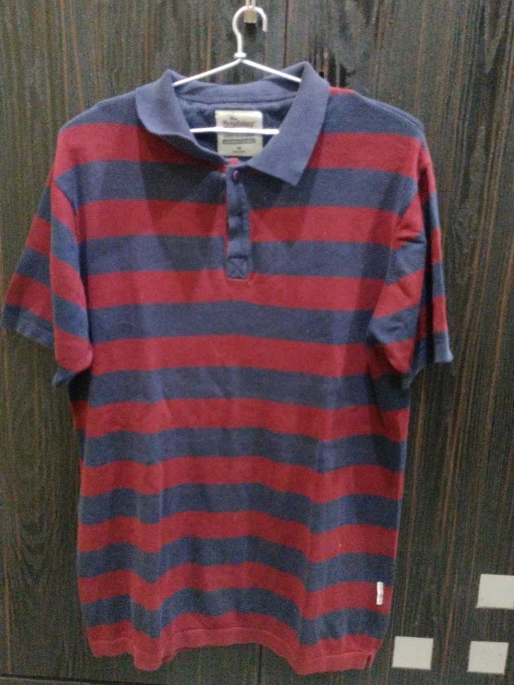 Striped Polo T-Shirt