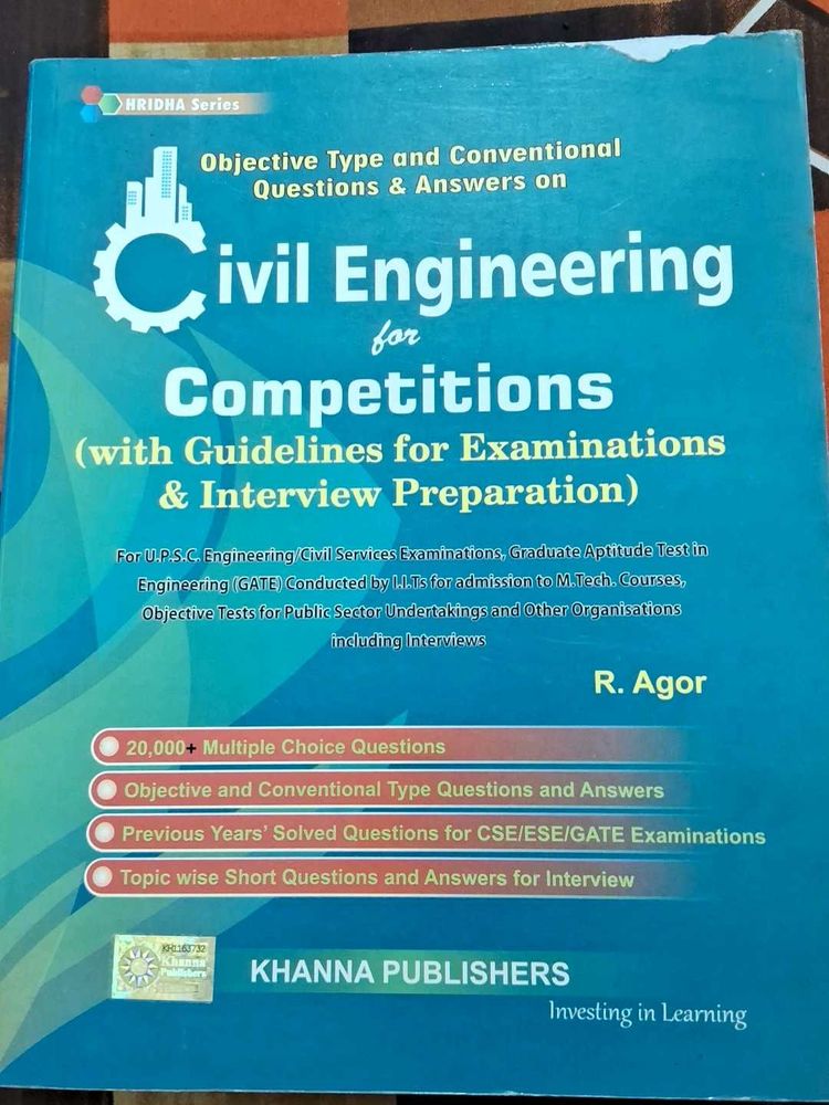 Civil Engineering For Competitions by R.Agor