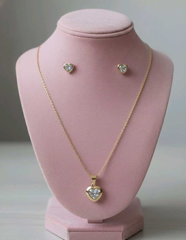 Petite Love Pendant &amp; Earring Set