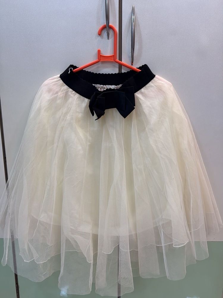 Cute Tulle Skirt with Bow
