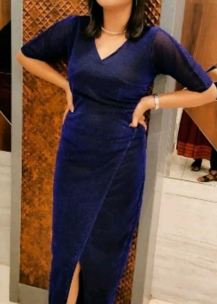 Sparkly Blue Party Dress