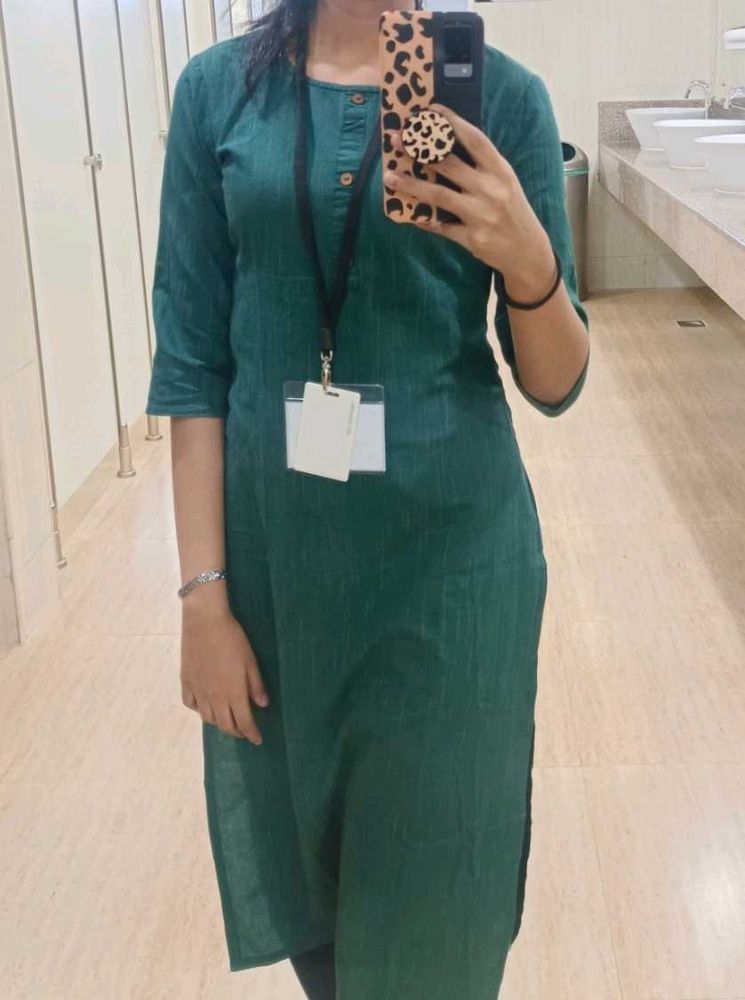 Teal And Green Kurta