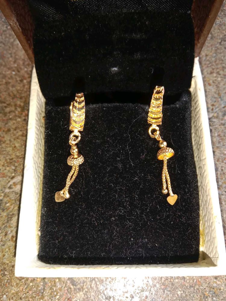 Gold Dangle Earrings