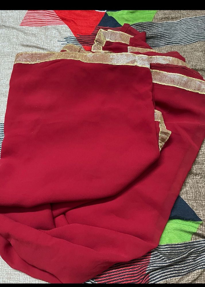 Red Saree