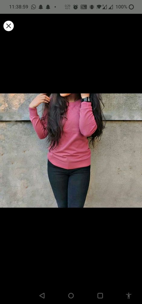 Mauve  pullover