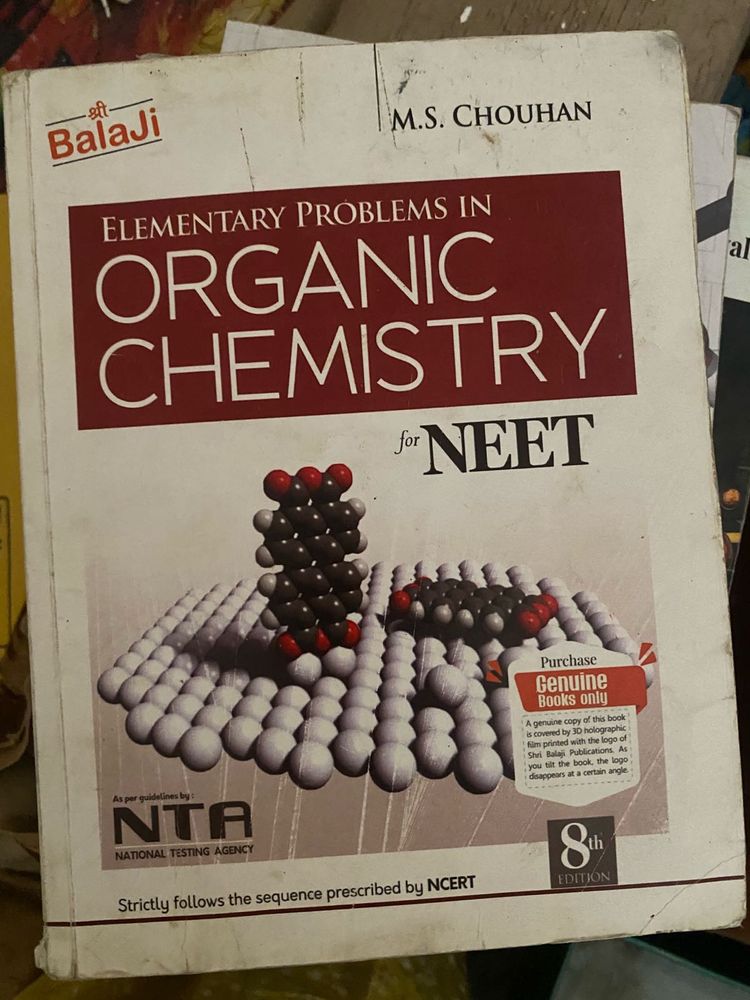 MS Chauhan Organic Chemistry, Balaji Publications