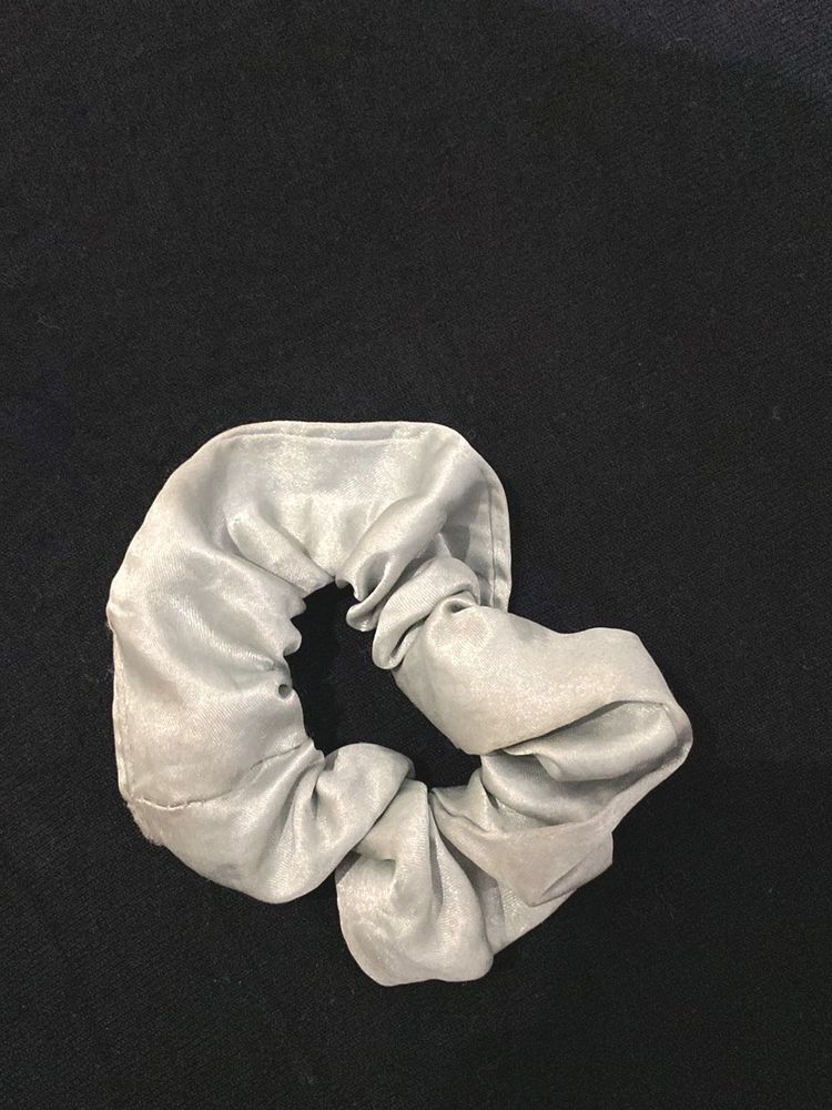 Grey Scrunchie