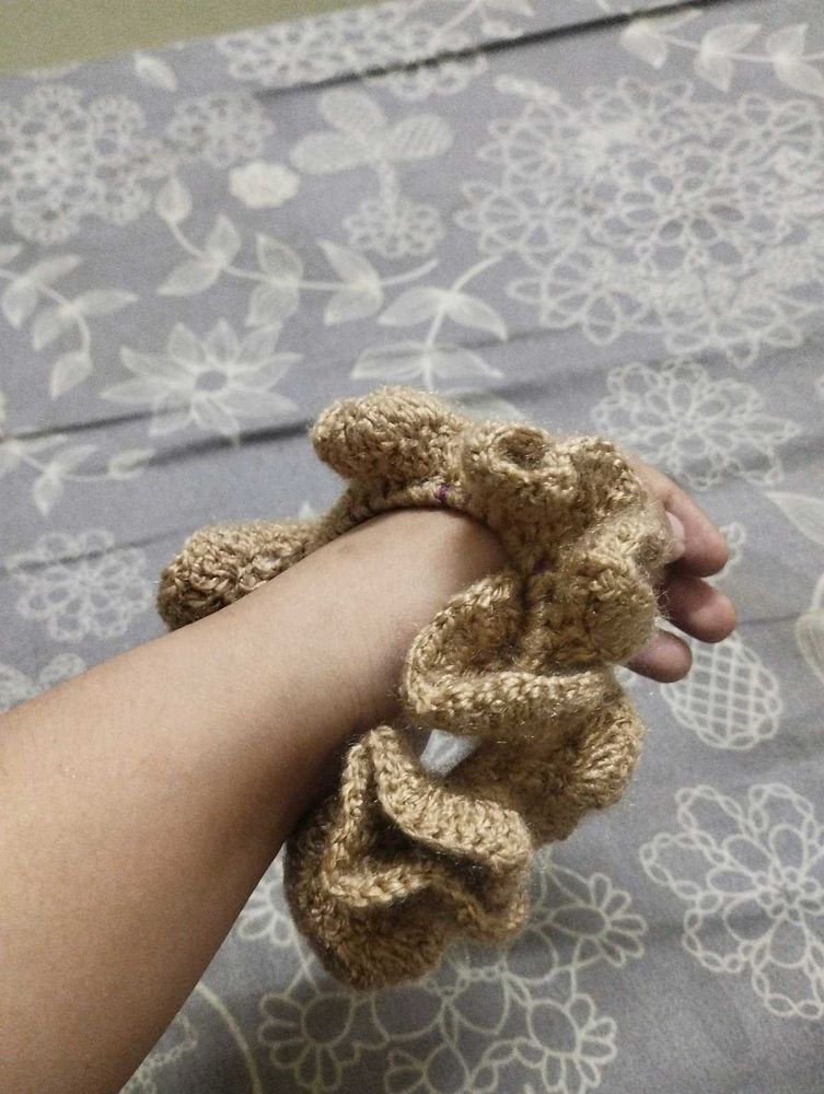 Handmade Crochet Scrunchie