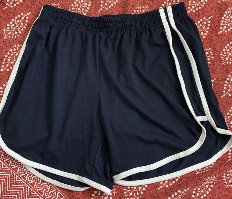 Navy Blue Athletic Shorts