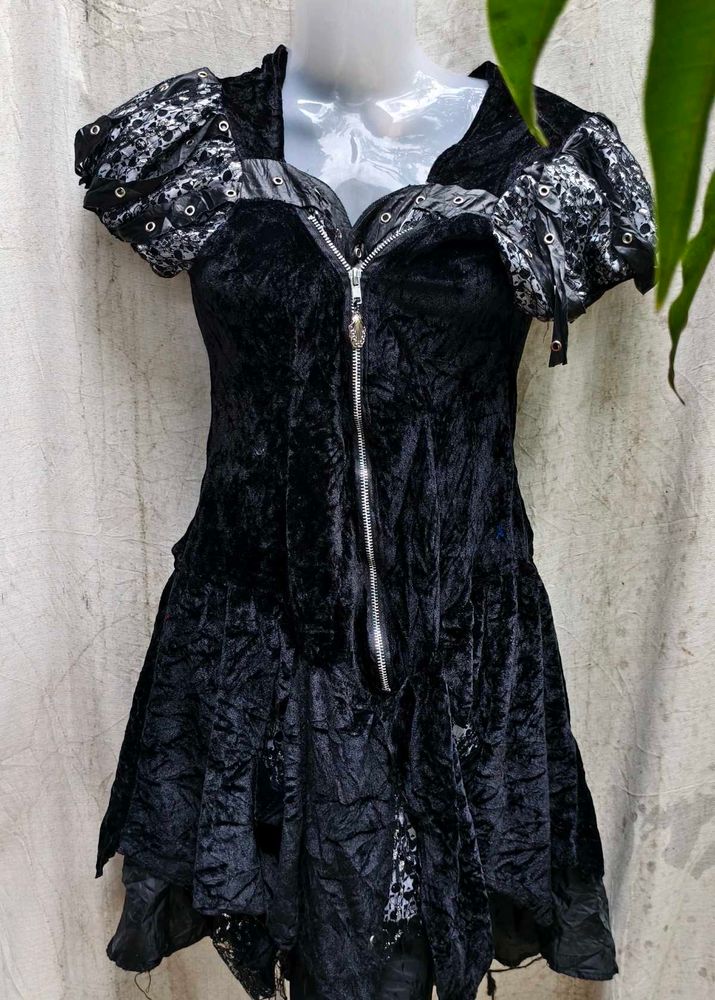 Black Velvet Dress