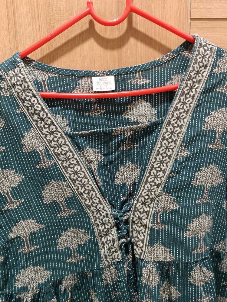 Short Kurta (Cotton, Gujarati Style)