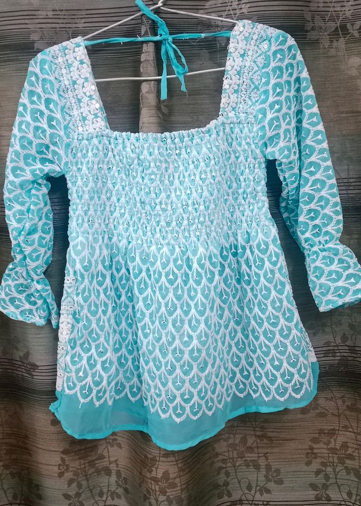 Beautiful Sequence Short Kurti 😀
