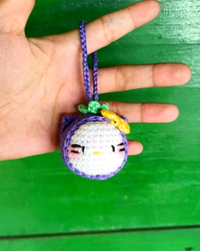 Crochet Kitty Charm Set Of 2