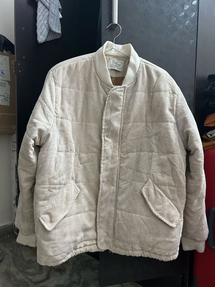 Corduroy Quilted Jacket (Unisex)
