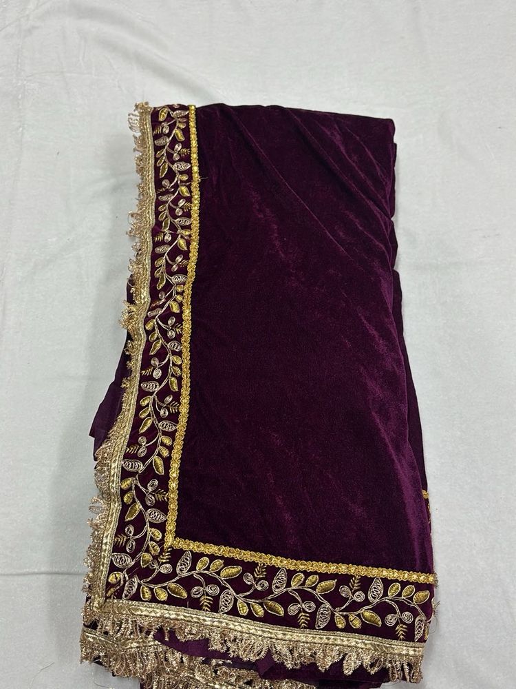 Elegant Velvet Dupatta