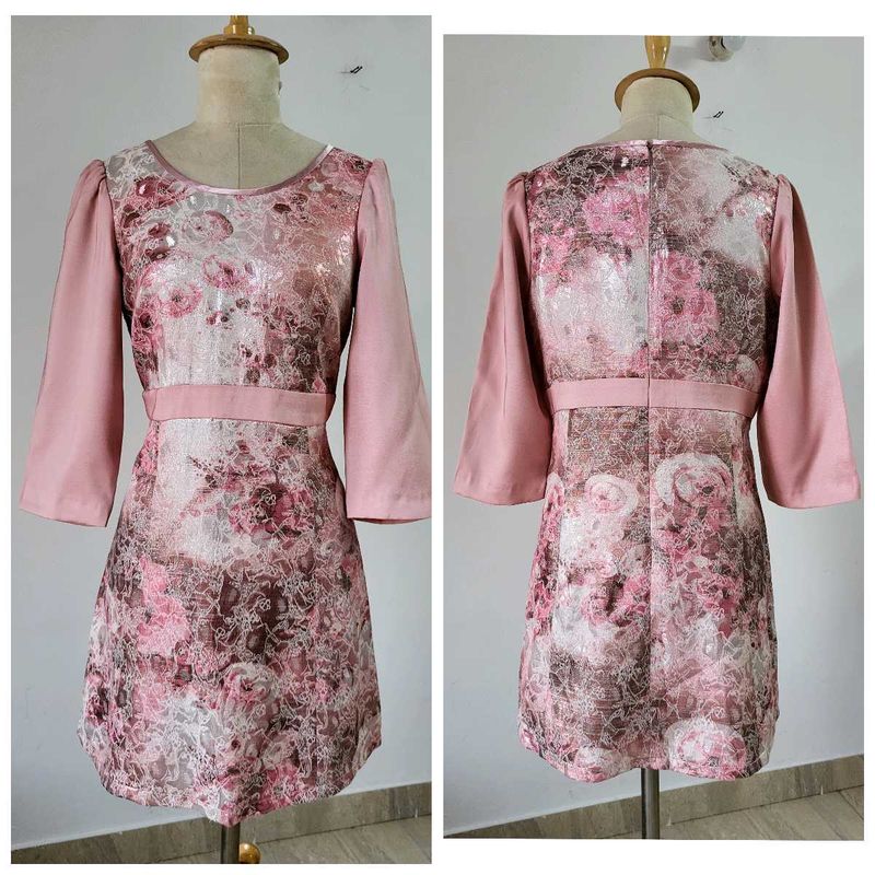 Floral Print Dress Length  32 Inches