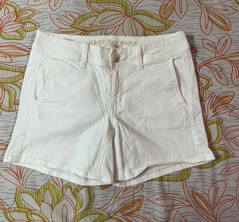 American Eagle White Shorts