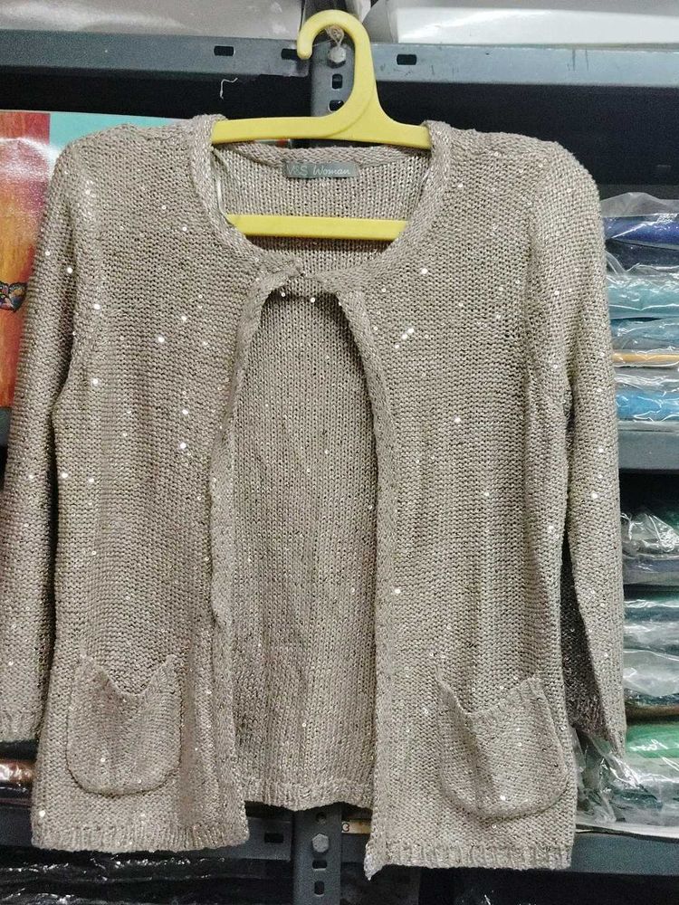 Sparkly Knit Cardigan