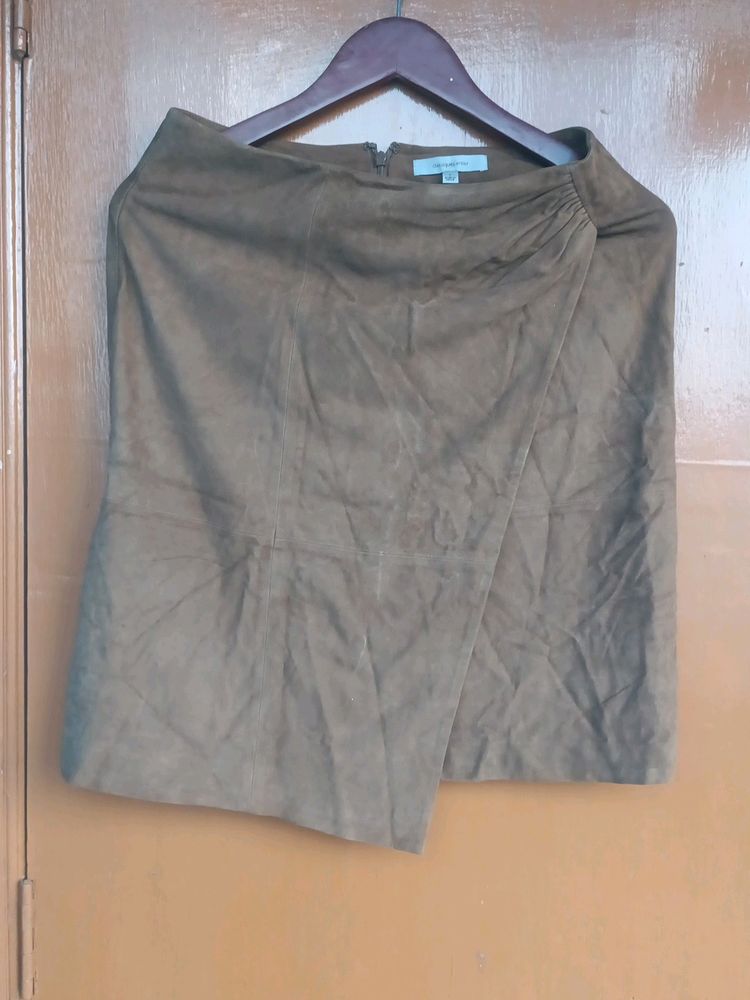 Branded Wrap Style Pencil Skirt