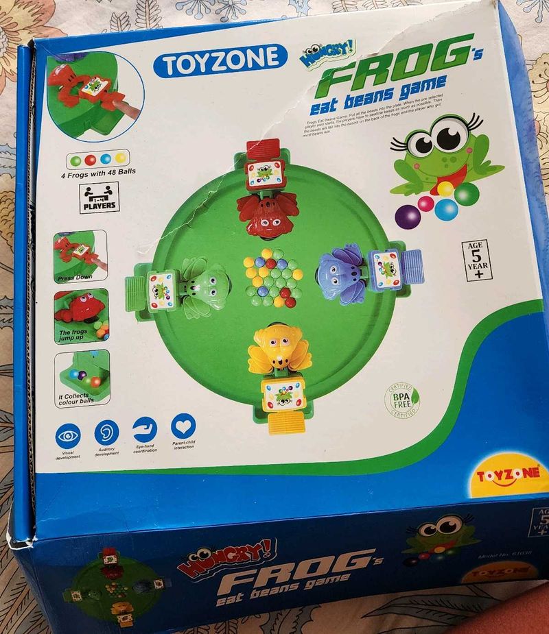 Hungry Frog Eat Beans Game