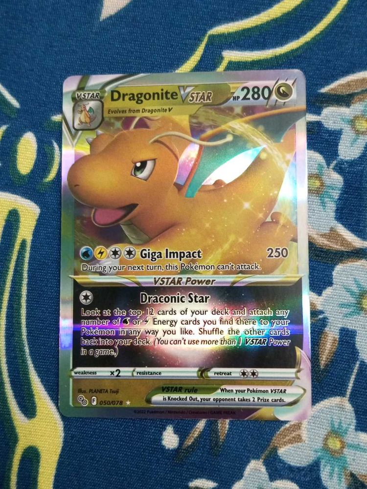 Dragonite Vstar Pokemon Card