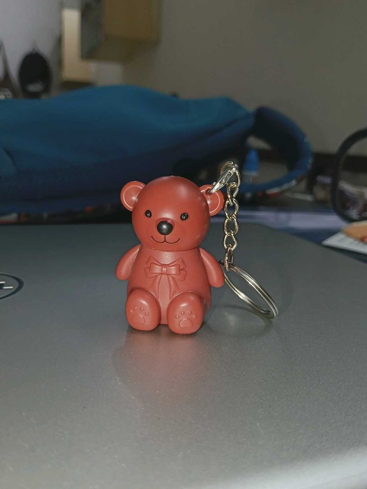 Cute Teddy Bear Keychain