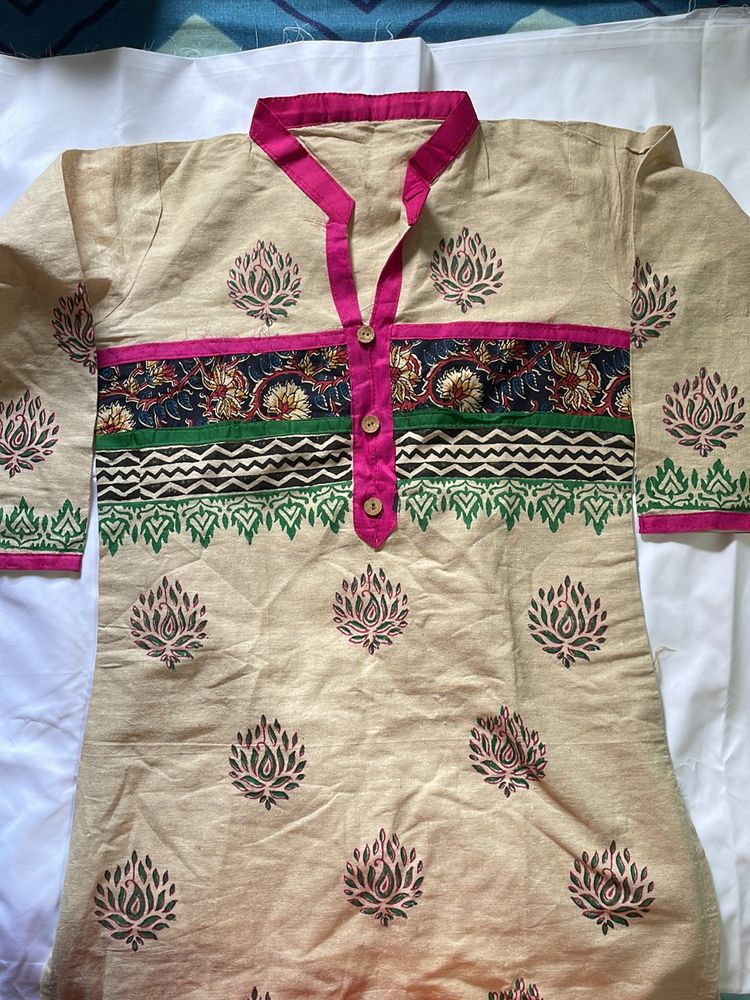 Women Cotton Printed Long Top(not Even Used Once) Negotiable 🔥🔥🥳