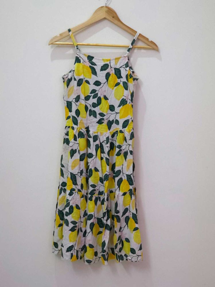 Lemon Print Sundress