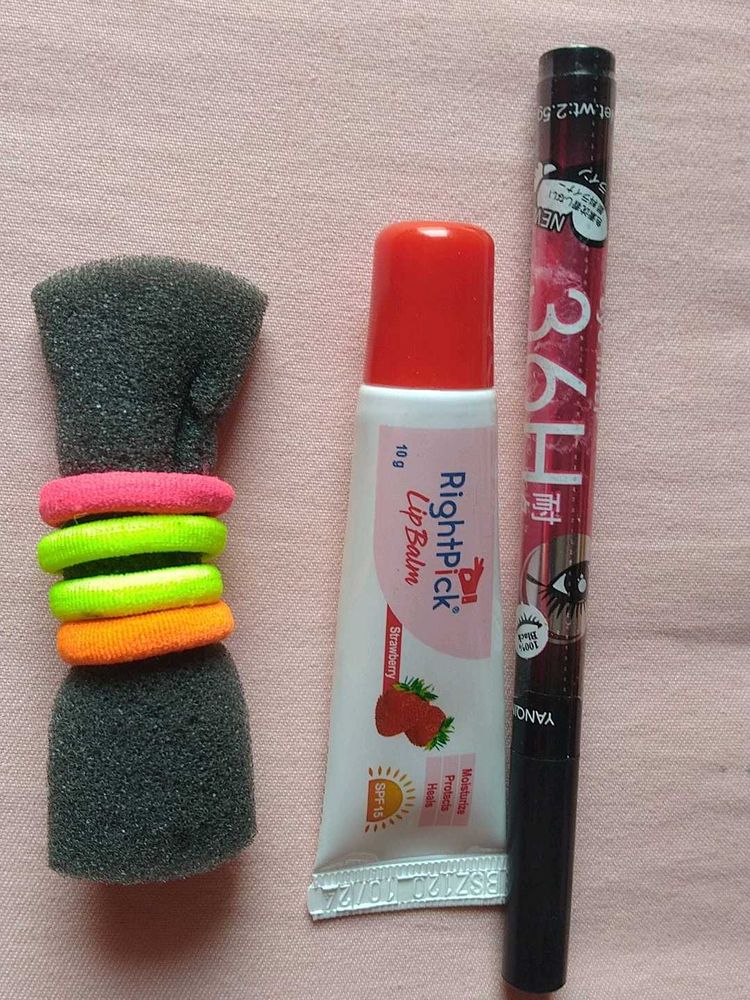 Lip Balm+Eyeliner Mix Kajal