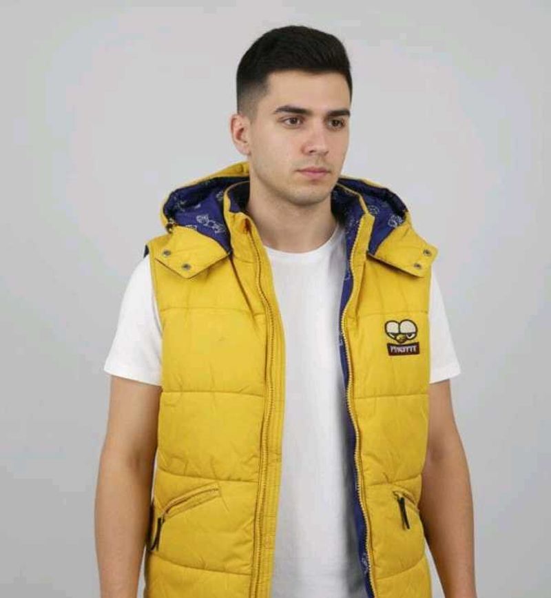 Double Sided Jacket, Yellow and Blue (Pin&amp;Fit)