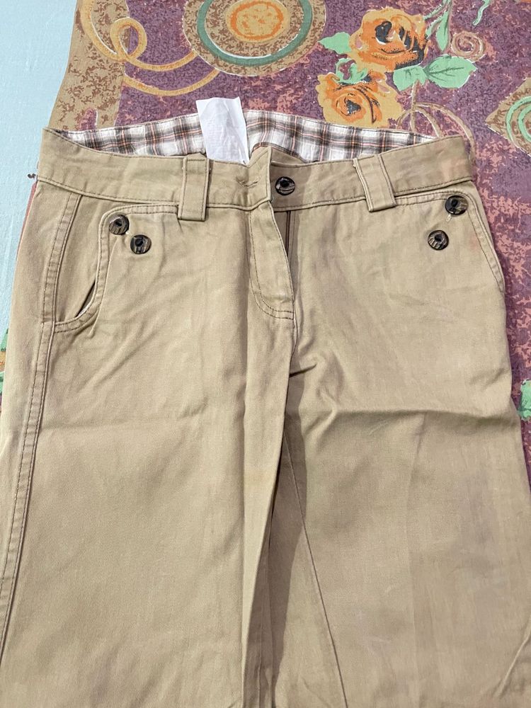 Khaki Casual Pants