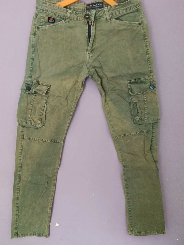 Olive Green Cargo Pants