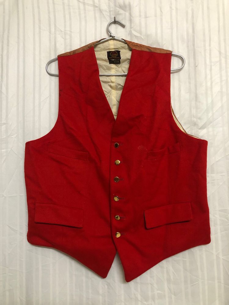 Morgan’s Red Formal Waistcoat